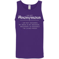Recovery Unisex Tank | Inspiring Sobriety |  I Am Not Anonymous