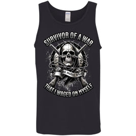 Recovery Unisex Tank | Inspiring Sobriety |  Survivor of a War I Waged On Myself