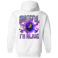 Recovery Zip Hoodie | Inspiring Sobriety |  Grateful I'm Alive