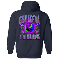 Recovery Zip Hoodie | Inspiring Sobriety |  Grateful I'm Alive