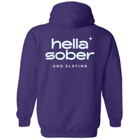Recovery Zip Hoodie | Inspiring Sobriety |  Hella Sober & Slaying