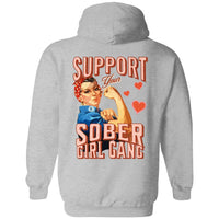 Recovery Zip Hoodie  | Inspiring Sobriety | Support Your Sober Girl Gang