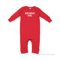 Birthday Girl - Block Font - Baby Sleeper