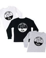 Reel Cool _____ - (Choose Your Kid) - Child Long Sleeve Tee