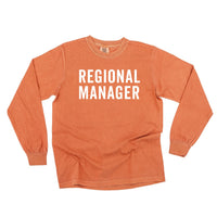 Regional Manager - LONG SLEEVE Comfort Colors Tee