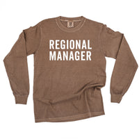 Regional Manager - LONG SLEEVE Comfort Colors Tee