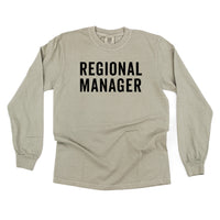 Regional Manager - LONG SLEEVE Comfort Colors Tee