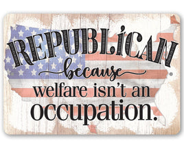 Republican - Metal Sign