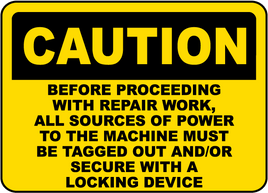 Caution All Sources of Power