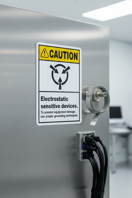 Electrostatic Sensitive Label