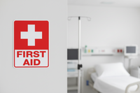 First Aid Sign - 18" x 24