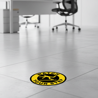 ⚠️ Caution Signs :Watch Your Step Floor