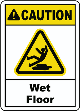 Caution Wet Floor Sign
