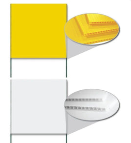 4'x4' 4mm Corrugated Plastic Blank Yard Signs