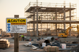 To Reduce Risk of Injury PPE Sign