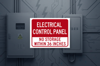 Electrical Control Panel No Storage