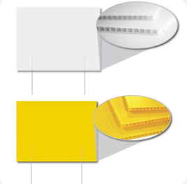 3'x4' 4mm Corrugated Plastic Blank Yard Signs