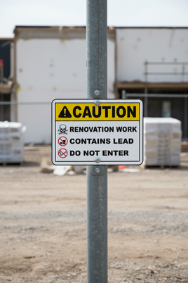 ⚠️ Caution Signs : Renovation Work Do Not Enter Sign