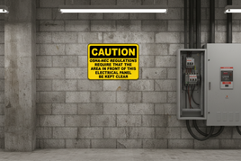 Caution OSHA-NEC Regulations Sign