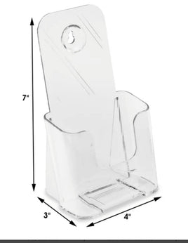 Countertop Pamphlet Holders - 4 x 3 x 7"