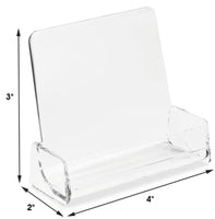 Countertop Business Card Holders - 4 x 2 x 3"