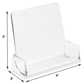 Countertop Business Card Holders - 4 x 2 x 3"