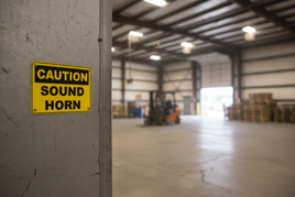 Caution Sound Horn Sign