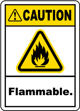 Caution Flammable