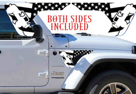Rock crawler white fender vent for the JL or JT 2018 or newer