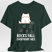 Rocks Fall Everybody Dies Kawaii Cat T-Shirt