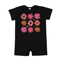 3x3 Spring Flowers - Shorts Romper
