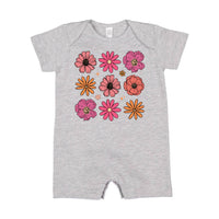 3x3 Spring Flowers - Shorts Romper
