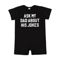 Ask My Dad About His Jokes - Shorts Romper