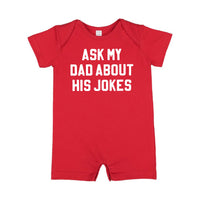 Ask My Dad About His Jokes - Shorts Romper