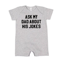 Ask My Dad About His Jokes - Shorts Romper