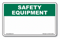 Safety Equipment ANSI Header