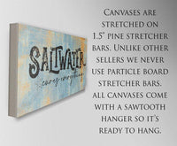 Saltwater Cures Everything - Canvas