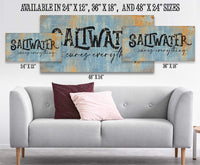 Saltwater Cures Everything - Canvas