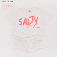 Salty w/ Wave (f&bd) - Comfort Colors Tee