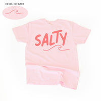 Salty w/ Wave (f&bd) - Comfort Colors Tee