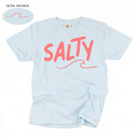 Salty w/ Wave (f&bd) - Comfort Colors Tee