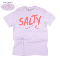 Salty w/ Wave (f&bd) - Comfort Colors Tee