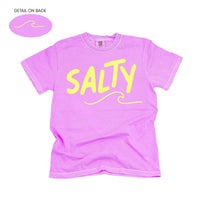 Salty w/ Wave (f&bd) - Comfort Colors Tee