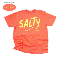 Salty w/ Wave (f&bd) - Comfort Colors Tee