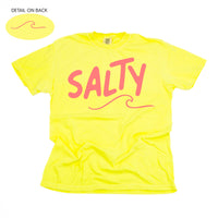 Salty w/ Wave (f&bd) - Comfort Colors Tee