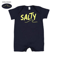 Salty w/ Wave (f&bd) - Shorts Romper