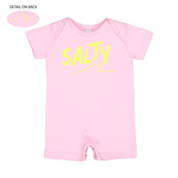 Salty w/ Wave (f&bd) - Shorts Romper