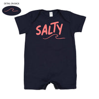 Salty w/ Wave (f&bd) - Shorts Romper