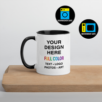 Custom 11oz Mug (Black Rim & Handle)