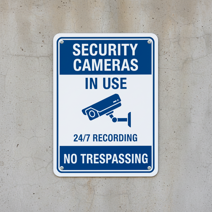Security Cameras In Use Sign